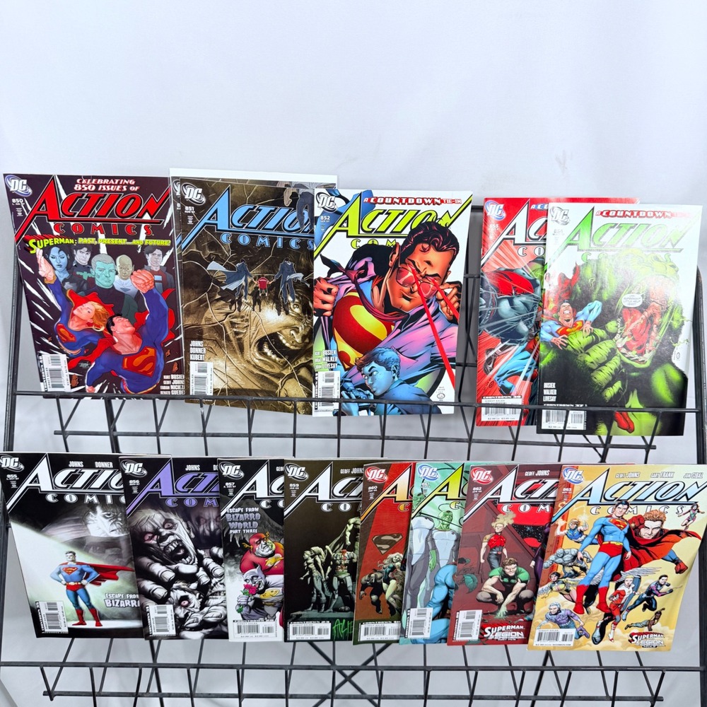DC Action Comics Superman 850-857 859-863 lot Lot Geoff Johns Gary Frank